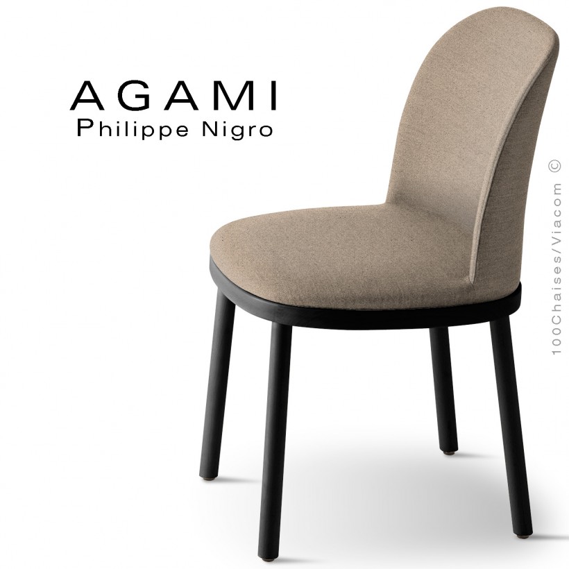 Chaise AGAMI, assise et dossier...