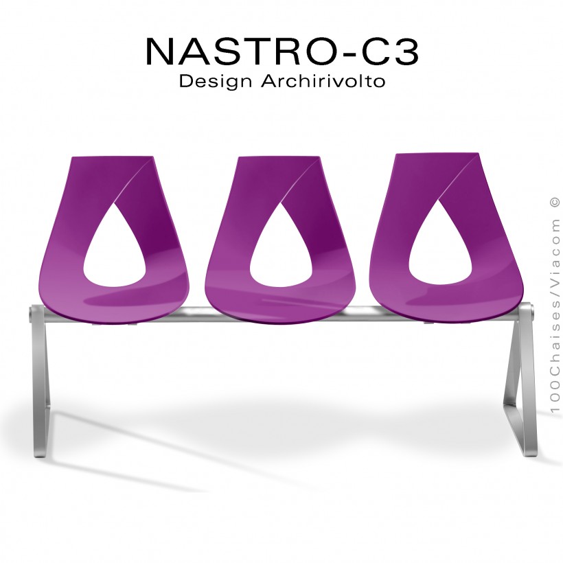 Banc design NASTRO-C3 ou assise sur...