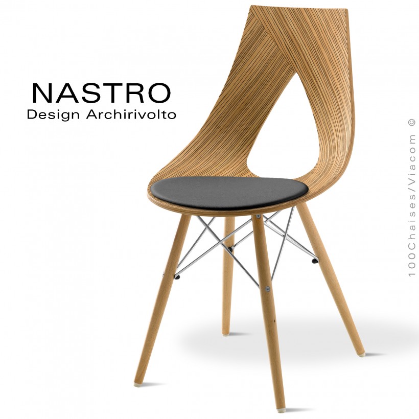 Chaise design NASTRO, assise...