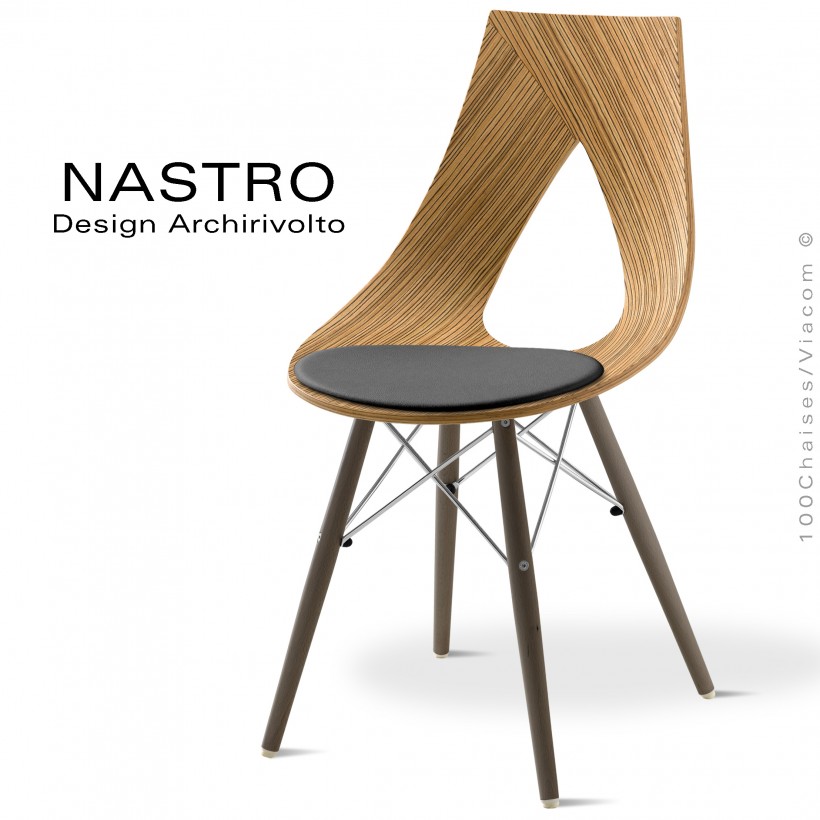 Chaise design NASTRO, assise...