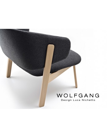 WOLFGANG ensemble table et fauteuil lounge.