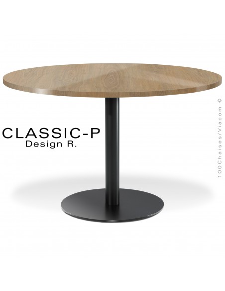 Palette finition chant plateau PVC matière ou aspect bois pour table CLASSIC, au choix.