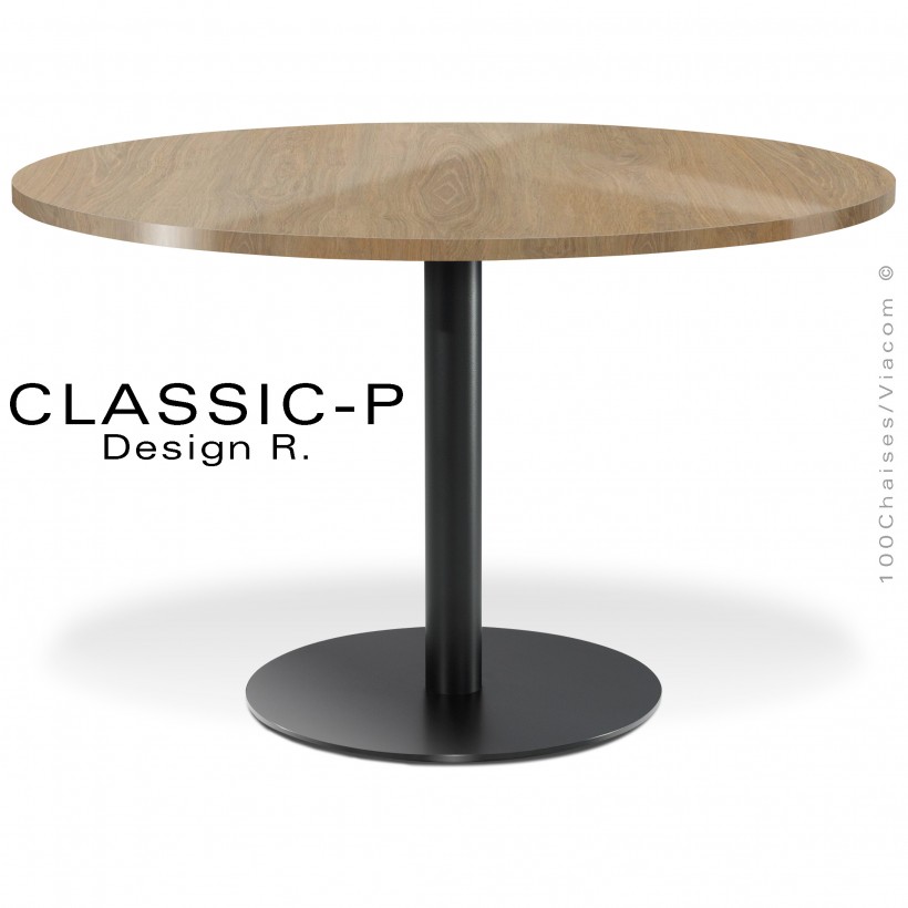 Palette finition chant plateau PVC matière ou aspect bois pour table CLASSIC, au choix.
