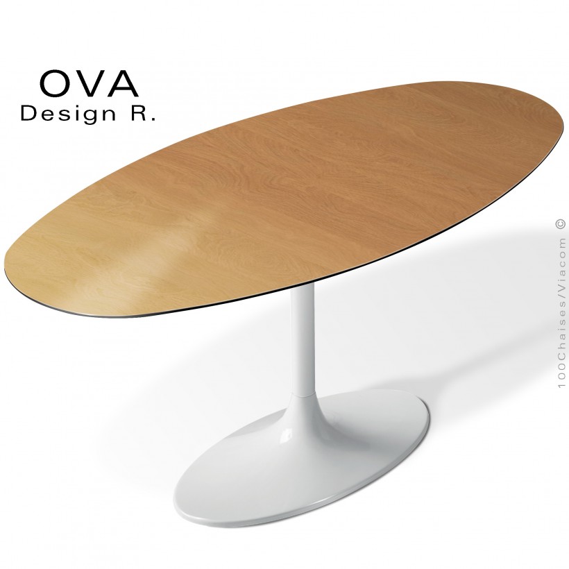 Table ovale pour salle à manger ou...