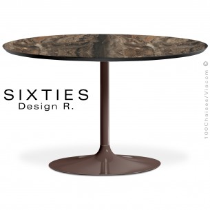 Table ronde design SIXTIES,...