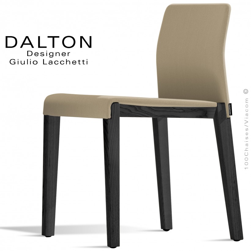 Chaise design DALTON, piétement bois...