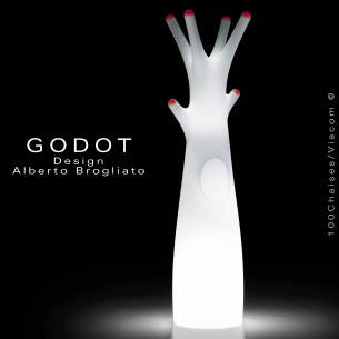 Porte-manteau lumineux design GODOT, il fait référence à un monde naturel et fantastique.