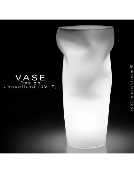 Maxi vase lumineux décoratif VASE-ERROR pour CHR, mais aussi pour la maison, utilisation intérieur et extérieur.