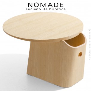 Table basse bois de Frêne ou Chêne NOMAD, s'inspire de la culture Japonaise, un produit polyvalent.