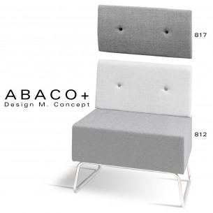 Module déco revêtement mural pour banquette ABACO+, réf.: 812.