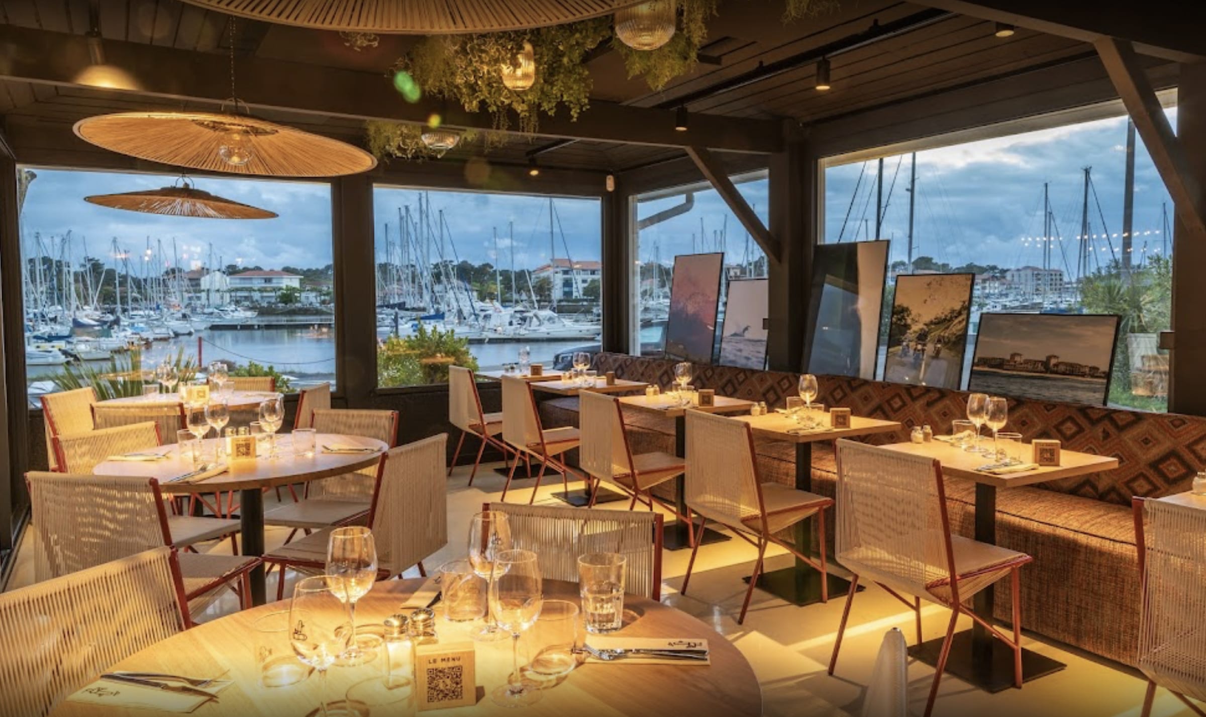 Salle de restaurant à Capbreton