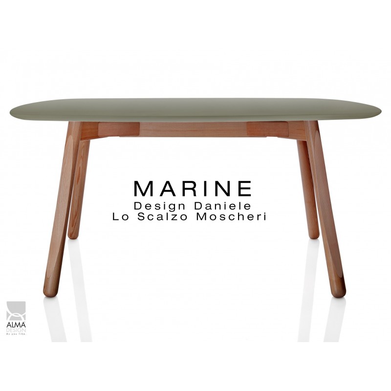 Table rectangulaire pour salle à manger MARINE piétement Table rectangulaire pour salle à manger MARINE piétement