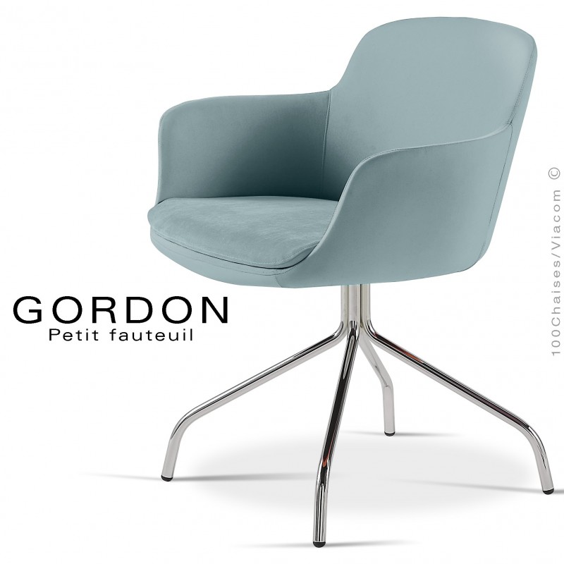 Fauteuil Design Pied Chrome