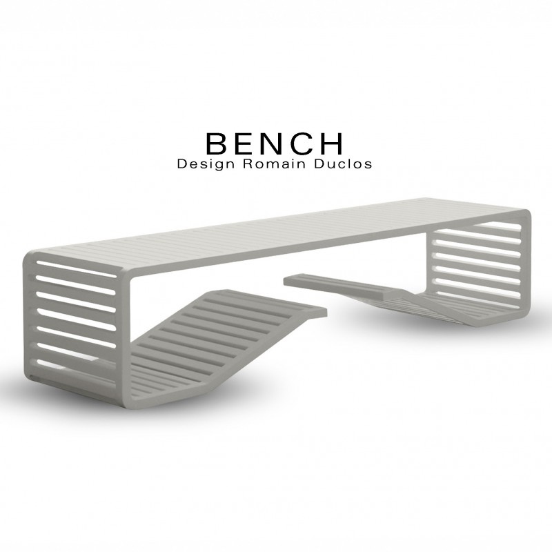 Banc En Aluminium Bench Destination Indoor Outdoor
