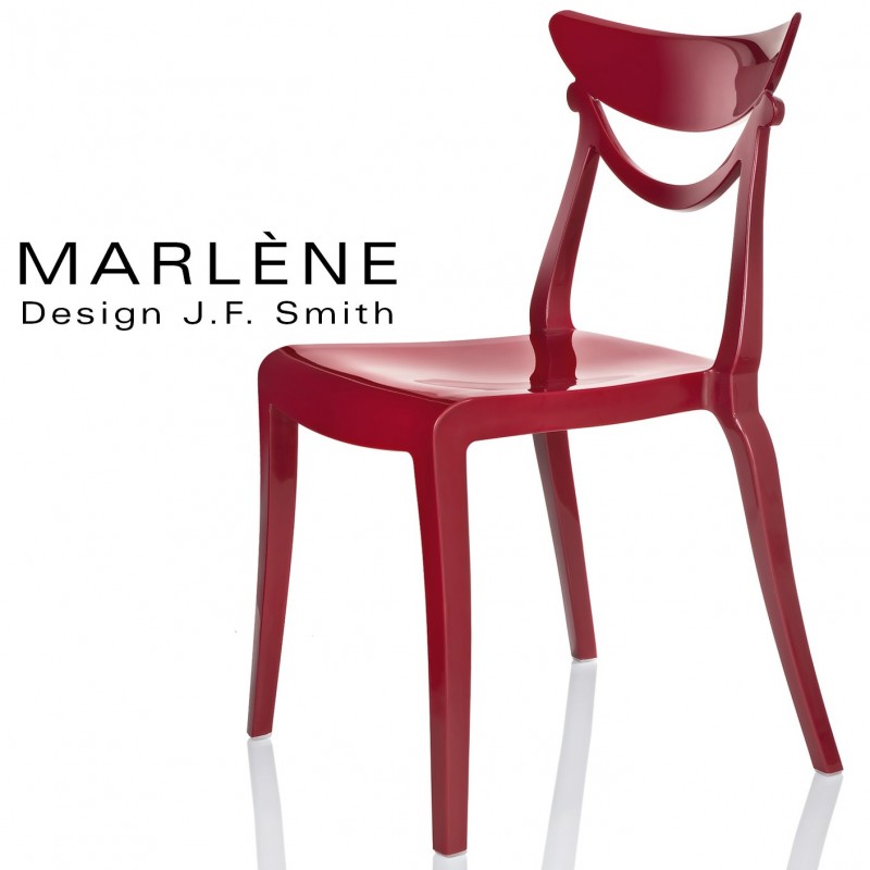 Chaise Marlene Au Design Innovant So Chic Ajoute Une Note D Elegance Dans Votre Cuisine Terrasse Ou Salle De Restaurant