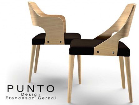 chaise Punto en tissu